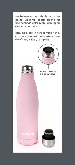 Thermosport Botella Termo Soft Touch 500 ml (6 Unidades)